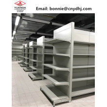 Powder Coating Retail Double Side Display Stand Shelves